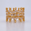 Anillo Doble Corona 7.55gr / T6 1/2 / cm / Oro Amarillo 18K &