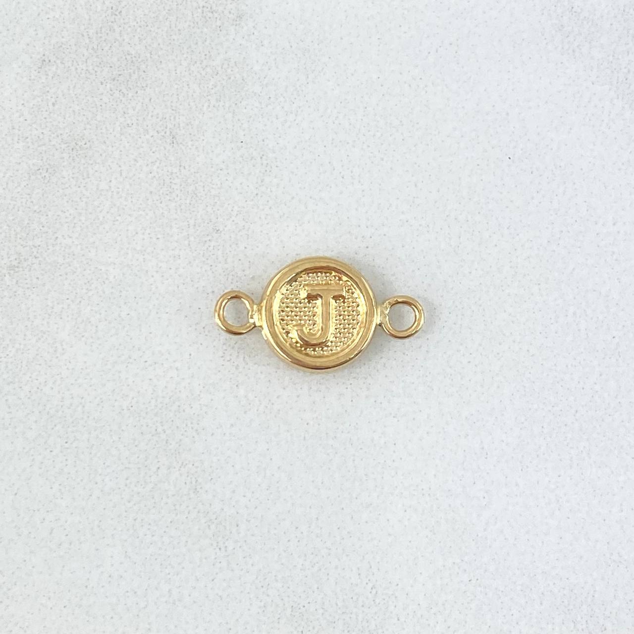 Herraje Letra J 0.5gr / 1cm / Oro Amarillo 18K