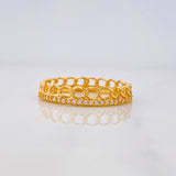 Anillo Churumbela Cubano 2.45g / T9 Oro Amarillo 18K