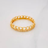 Anillo Churumbela Cubano 2.45g / T9 Oro Amarillo 18K