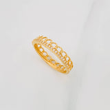 Anillo Churumbela Cubano 2.45g / T9 Oro Amarillo 18K