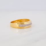 Anillo Argolla Churumbela 3.45g / T7 Oro Amarillo 18K