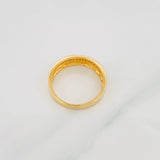 Anillo Argolla Churumbela 3.45g / T7 Oro Amarillo 18K
