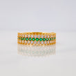Anillo Churumbela Carril Tupido 3.75g / T6 3/4 Oro Amarillo 18K