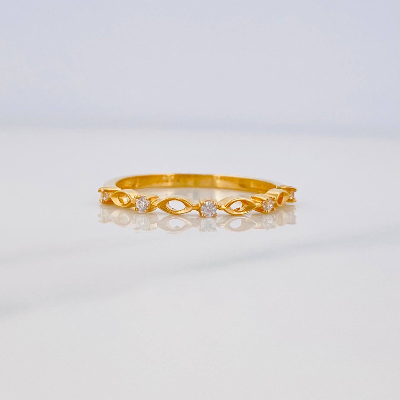 Anillo Trenzado 1.2g / T6 1/4 Oro Amarillo 18K
