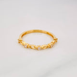 Anillo Trenzado 1.2g / T6 1/4 Oro Amarillo 18K