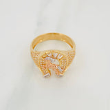 Anillo Herradura Caballo 6.5g / T10 Tres Oros 18K