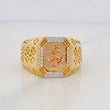 Anillo Sello Ancla 7.2g / T10 3/4 Tres Oros 18K