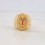Anillo Virgen de Guadalupe 6.25g / T5 1/2 Oro Amarillo 18K