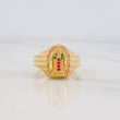 Anillo Virgen de Guadalupe 3.9g / T7 3/4 Oro Amarillo 18K