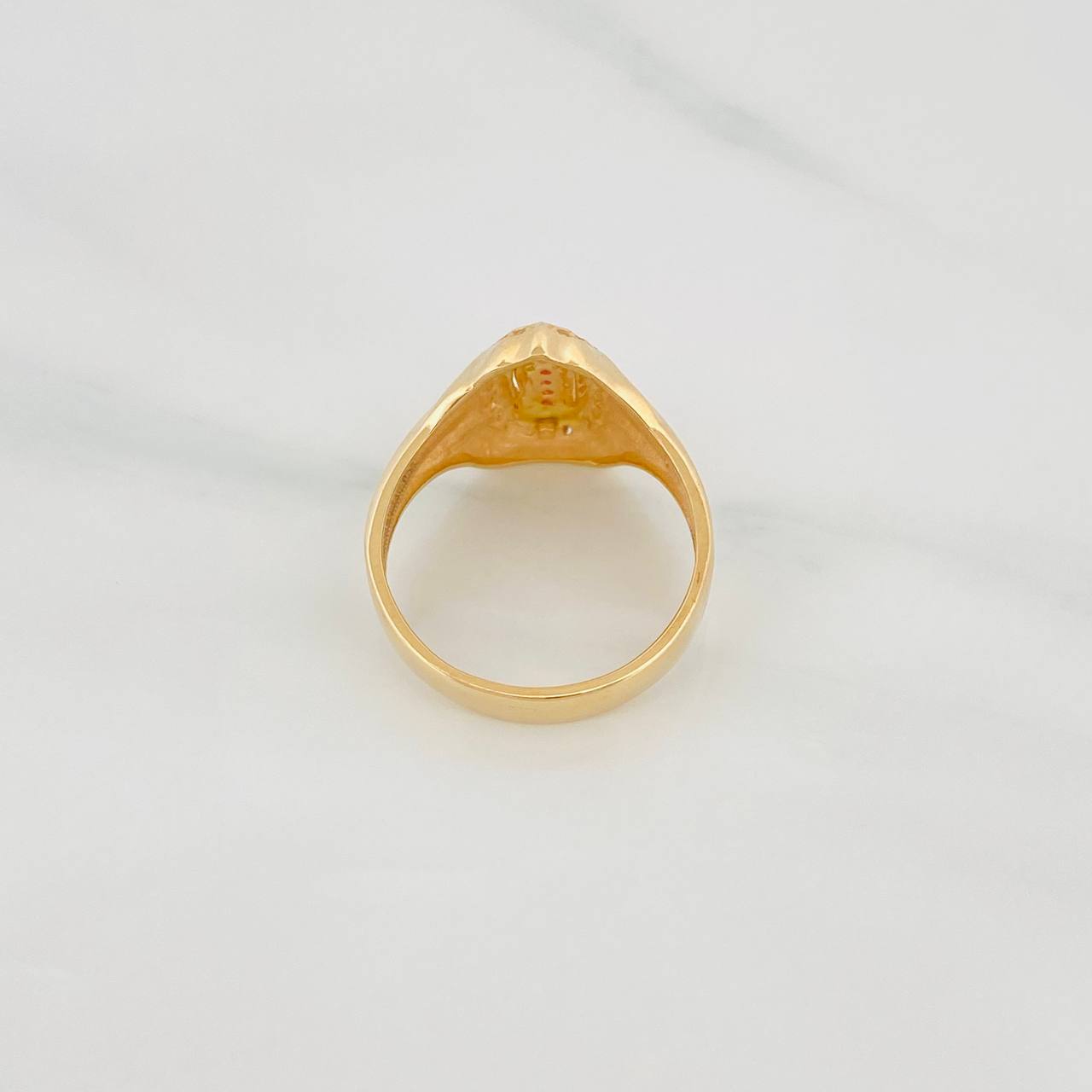 Anillo Virgen de Guadalupe 3.9g / T7 3/4 Oro Amarillo 18K