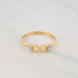 Anillo Moño 1.45g / T7 1/2 Oro Amarillo 18K