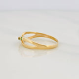 Anillo Infinito 1.65g / T6 1/2 Oro Amarillo 18K