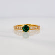 Anillo Solitario Churumbela 2.35g / T7 Oro Amarillo 18K