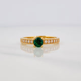 Anillo Solitario Churumbela 2.35g / T7 Oro Amarillo 18K