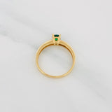 Anillo Solitario Churumbela 2.35g / T7 Oro Amarillo 18K