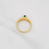 Anillo Solitario Churumbela 2.65g / T7 Oro Amarillo 18K
