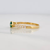 Anillo Solitario Churumbela 2.1g / T8 1/2 Oro Amarillo 18K