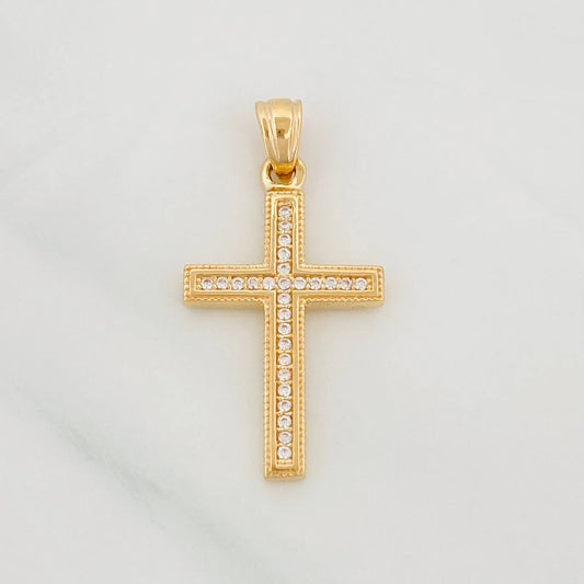 Dije Cruz 2.35g / 3cm Oro Amarillo 18K