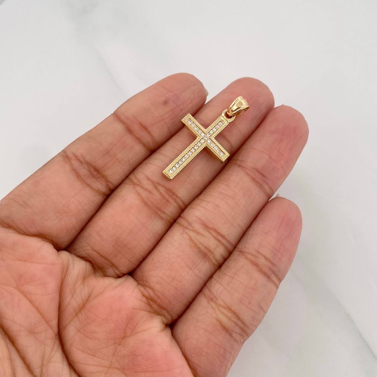 Dije Cruz 2.35g / 3cm Oro Amarillo 18K