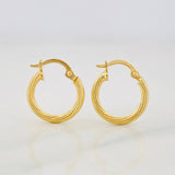 Candongas Sofi 1.1g / 1.5cm Oro Amarillo 18K