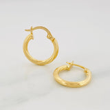 Candongas Sofi 1.1g / 1.5cm Oro Amarillo 18K