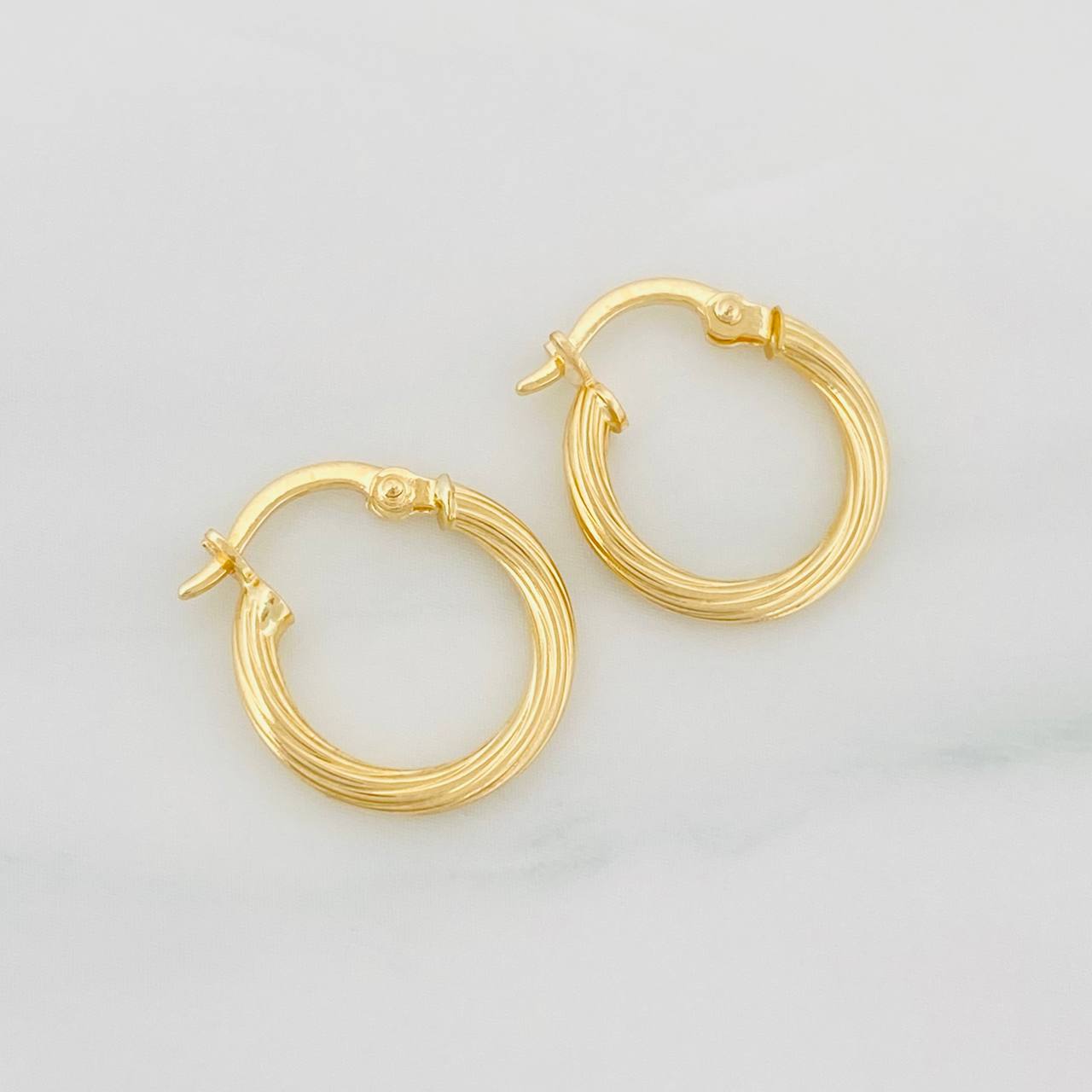 Candongas Sofi 1.1g / 1.5cm Oro Amarillo 18K