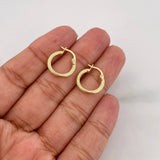 Candongas Sofi 1.1g / 1.5cm Oro Amarillo 18K