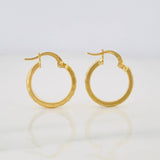 Candongas Somi 1.35g / 1.8cm Oro Amarillo 18K