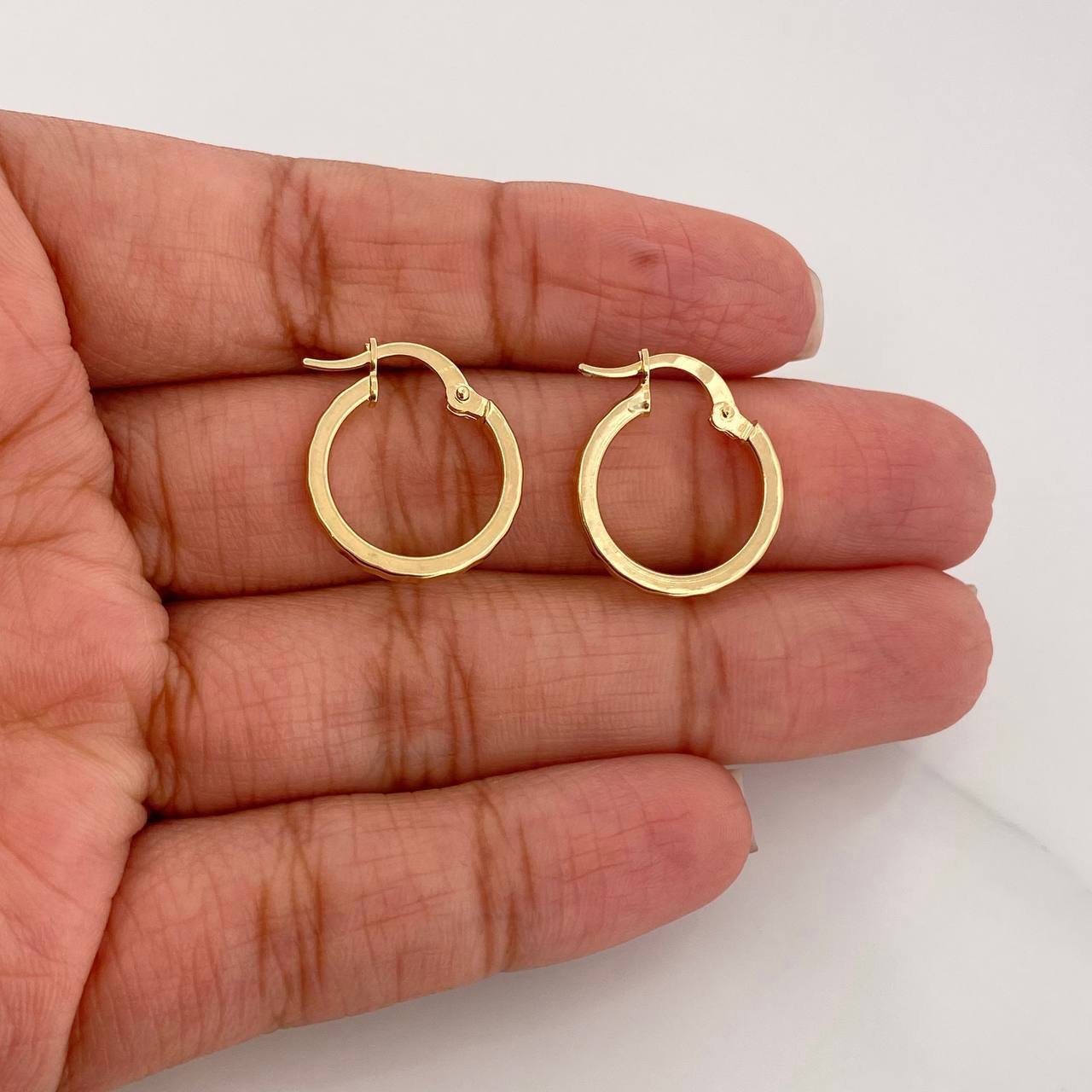 Candongas Somi 1.35g / 1.8cm Oro Amarillo 18K