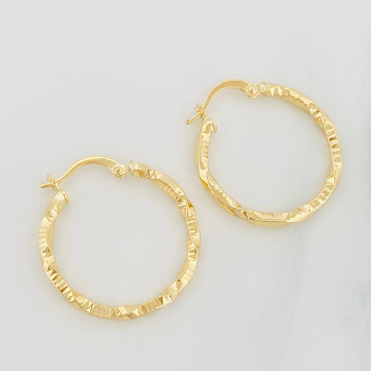 Candongas Kataleya 1.6g / 2.5cm Oro Amarillo 18K