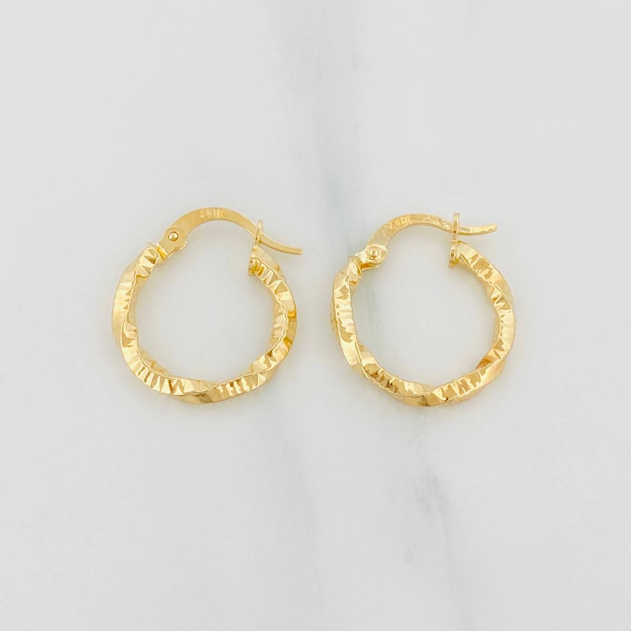Candongas Kataleya 1.25g / 2cm Oro Amarillo 18K