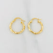 Candongas Kataleya 1.25g / 2cm Oro Amarillo 18K
