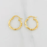 Candongas Kataleya 1.25g / 2cm Oro Amarillo 18K