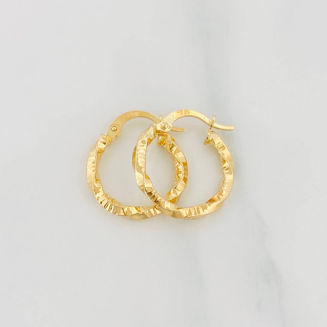 Candongas Kataleya 1.25g / 2cm Oro Amarillo 18K
