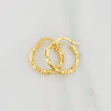 Candongas Kataleya 1.25g / 2cm Oro Amarillo 18K