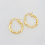 Candongas Kataleya 1.25g / 2cm Oro Amarillo 18K