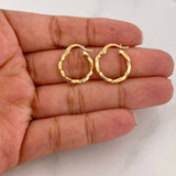 Candongas Kataleya 1.25g / 2cm Oro Amarillo 18K