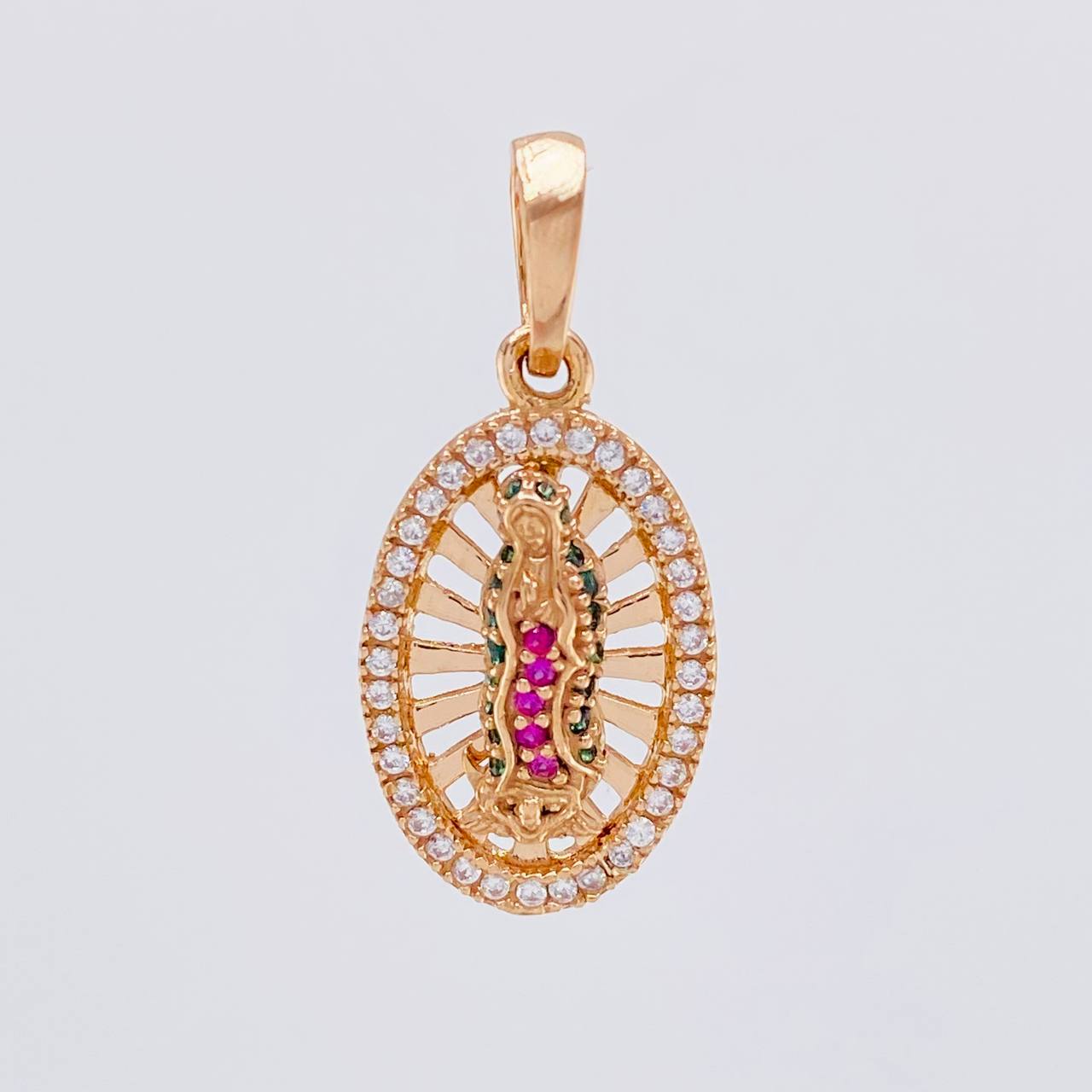 Dije Virgen De Guadalupe 2.35g / 2.5cm Oro Amarillo 18K