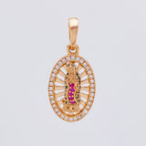 Dije Virgen De Guadalupe 2.35g / 2.5cm Oro Amarillo 18K