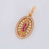 Dije Virgen De Guadalupe 2.35g / 2.5cm Oro Amarillo 18K