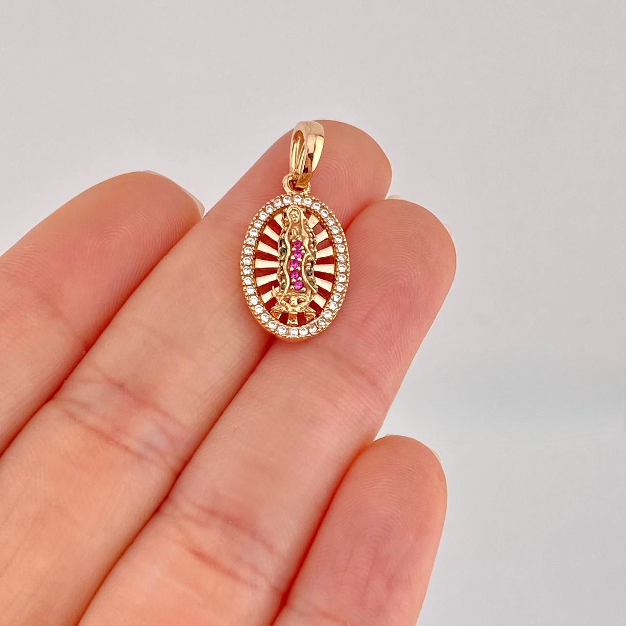Dije Virgen De Guadalupe 2.35g / 2.5cm Oro Amarillo 18K