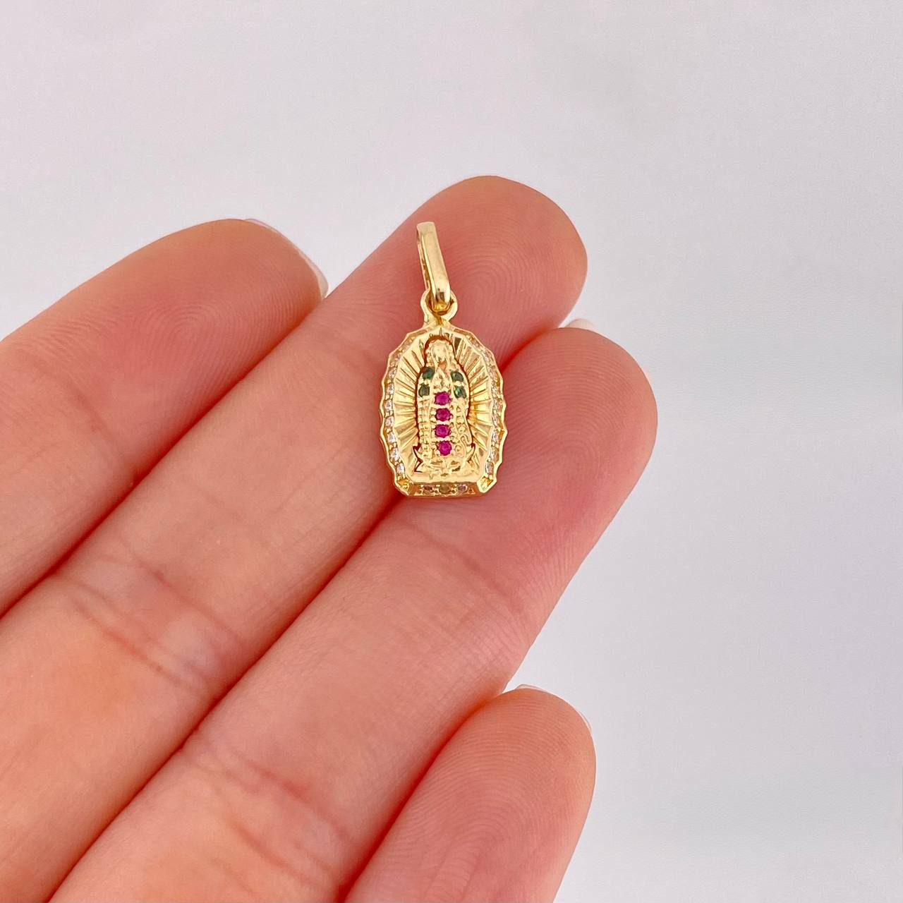 Dije Virgen de Guadalupe 1.2g / 2.1cm Oro Amarillo 18K