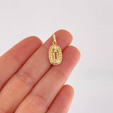 Dije Virgen De Guadalupe 1.4g / 2.2cm Oro Amarillo 18K