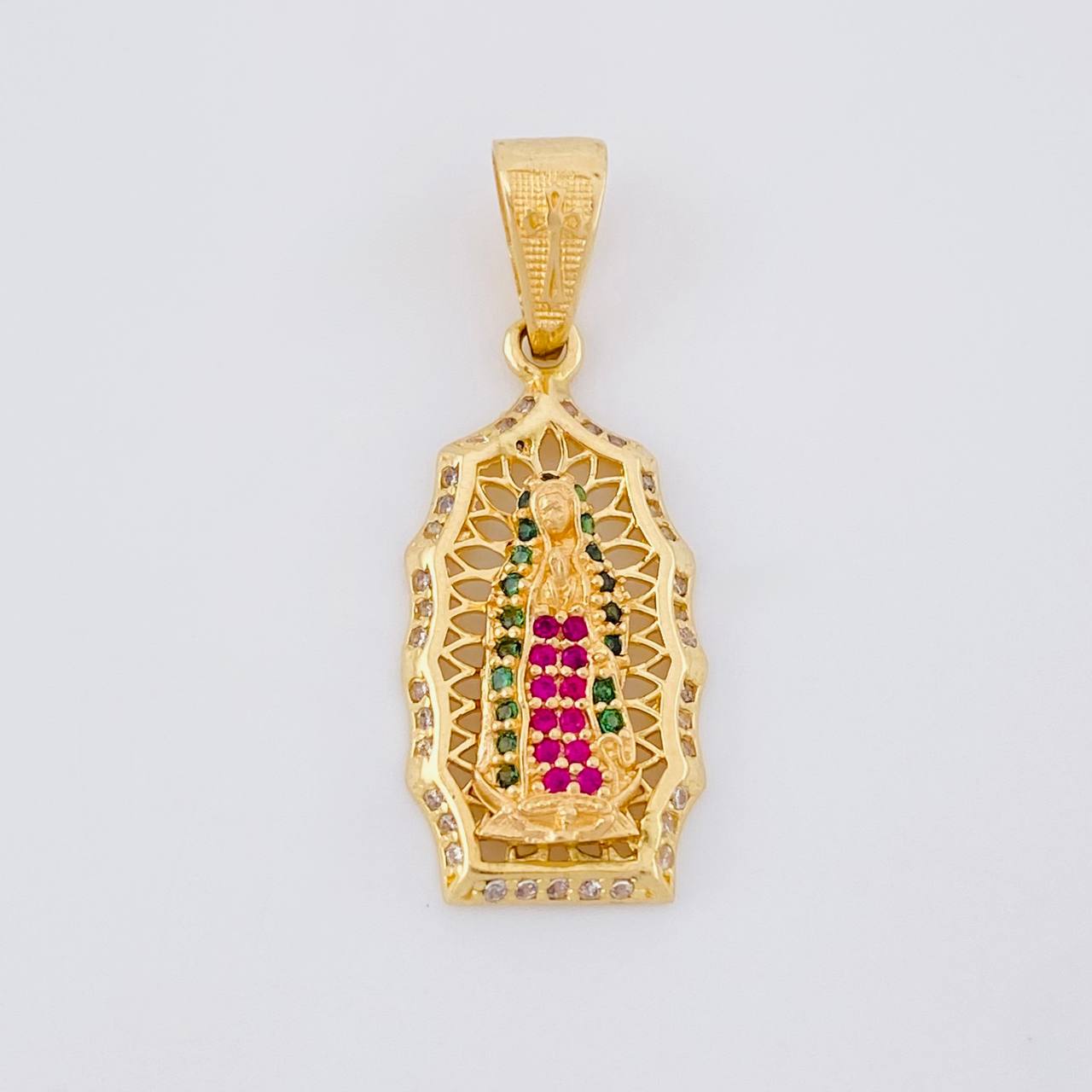 Dije Virgen De Guadalupe 3.15g / 3.2cm Oro Amarillo 18K