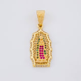 Dije Virgen De Guadalupe 3.15g / 3.2cm Oro Amarillo 18K