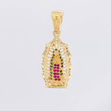 Dije Virgen De Guadalupe 3.15g / 3.2cm Oro Amarillo 18K
