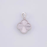 Dije Trébol 2.35g / 2.2cm Oro Blanco 18K