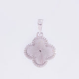 Dije Trébol 2.35g / 2.2cm Oro Blanco 18K