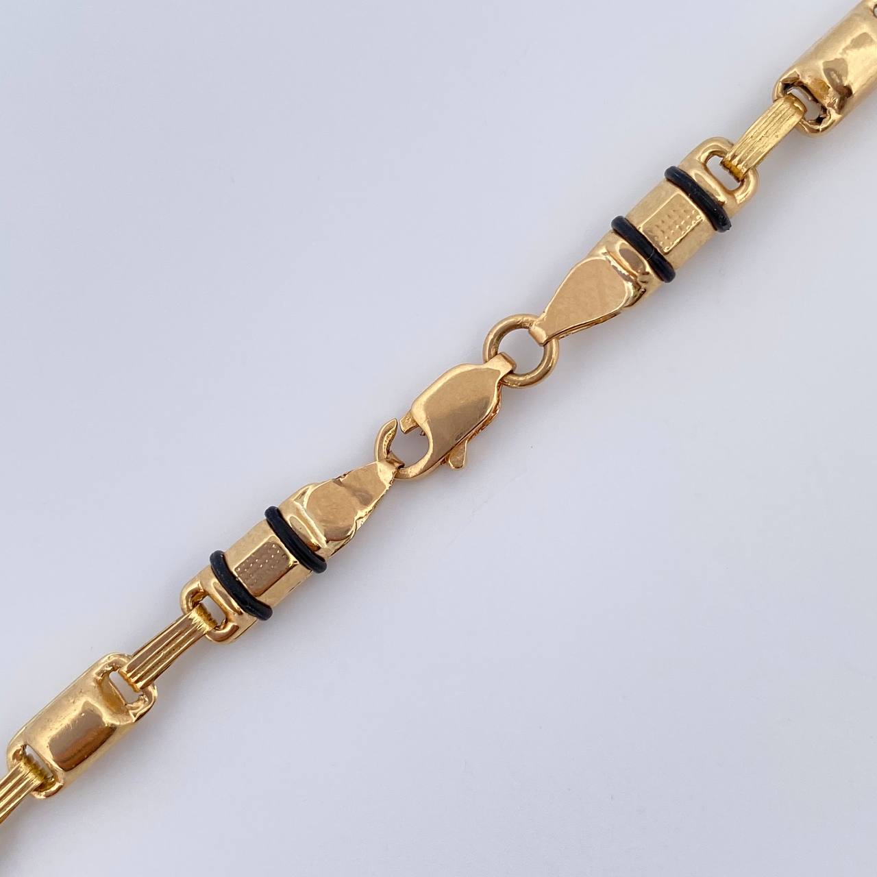 Cadena Rustico Barril 14.35gr / 60cm / Oro 18K &